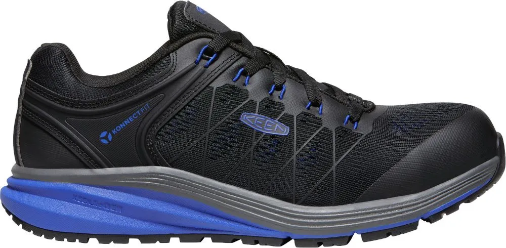 Keen Utility Men's Vista Energy EH waterproof composite toe shoes - Nautical Blue/Black