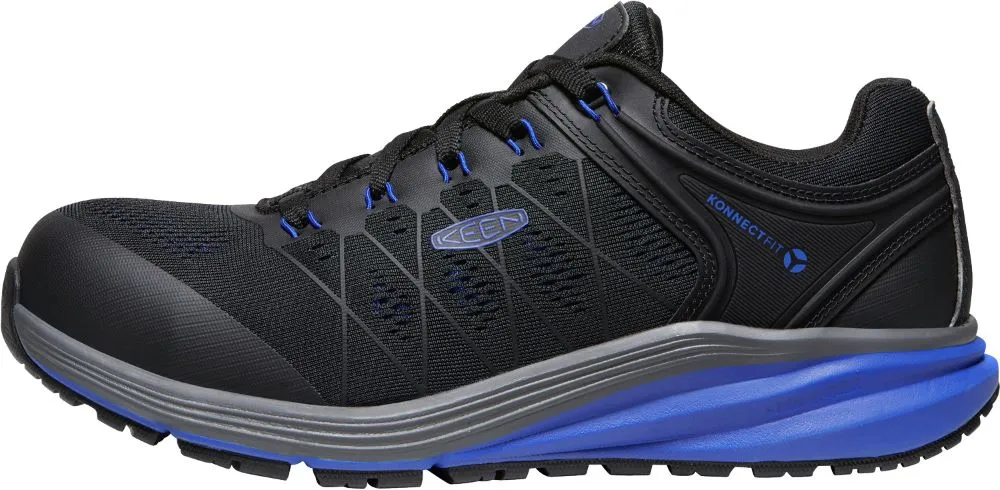 Keen Utility Men's Vista Energy EH waterproof composite toe shoes - Nautical Blue/Black