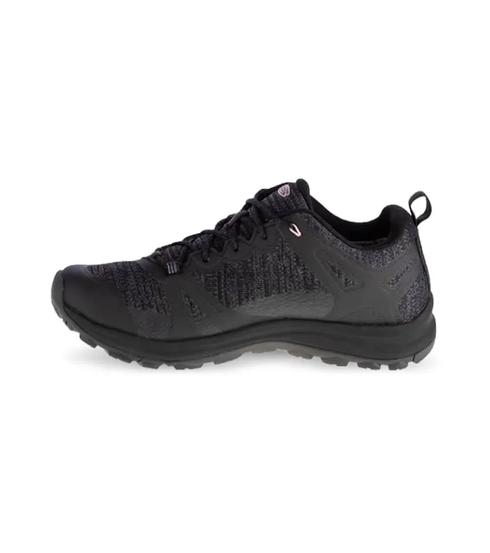 Keen women's waterproof hiking shoe black magnet