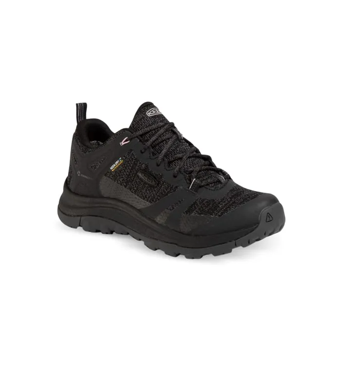 Keen women's waterproof hiking shoe black magnet