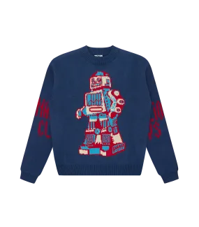 Kids Knitted Jumper Navy