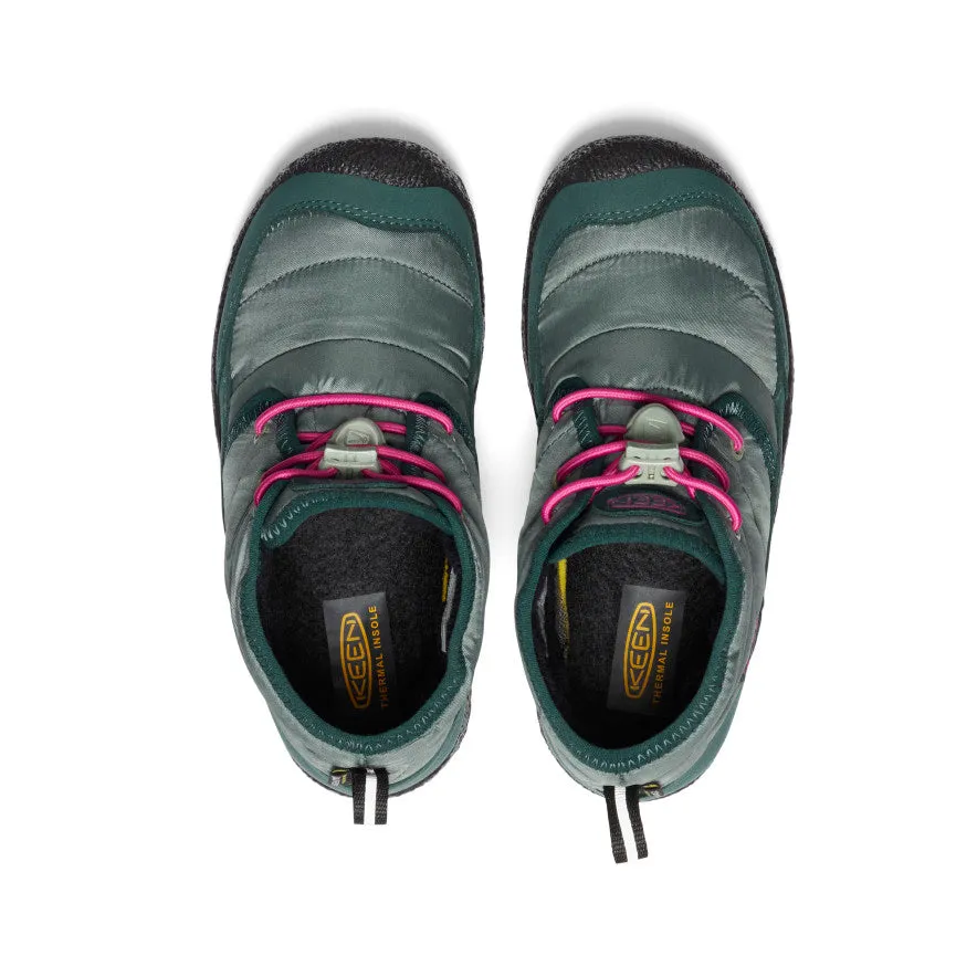 Kids Waterproof Chukka Shoes | Dark Forest/Fuchsia Purple