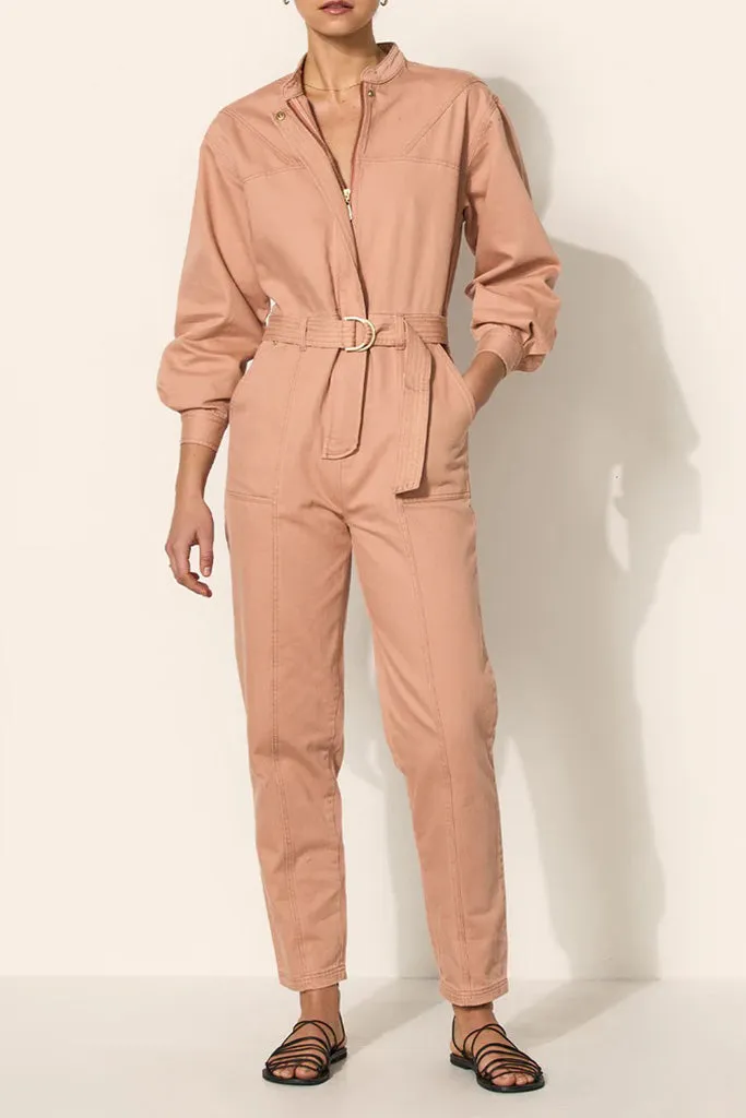 Kivari Italian Clay Jimmy Denim Boiler Suit - FINAL SALE.