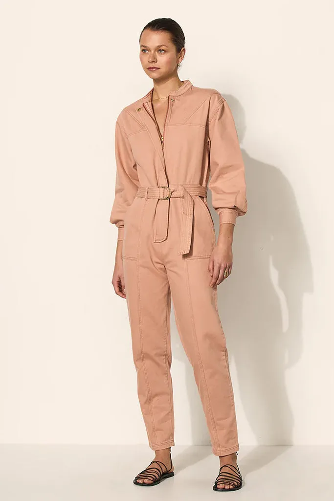 Kivari Italian Clay Jimmy Denim Boiler Suit - FINAL SALE.