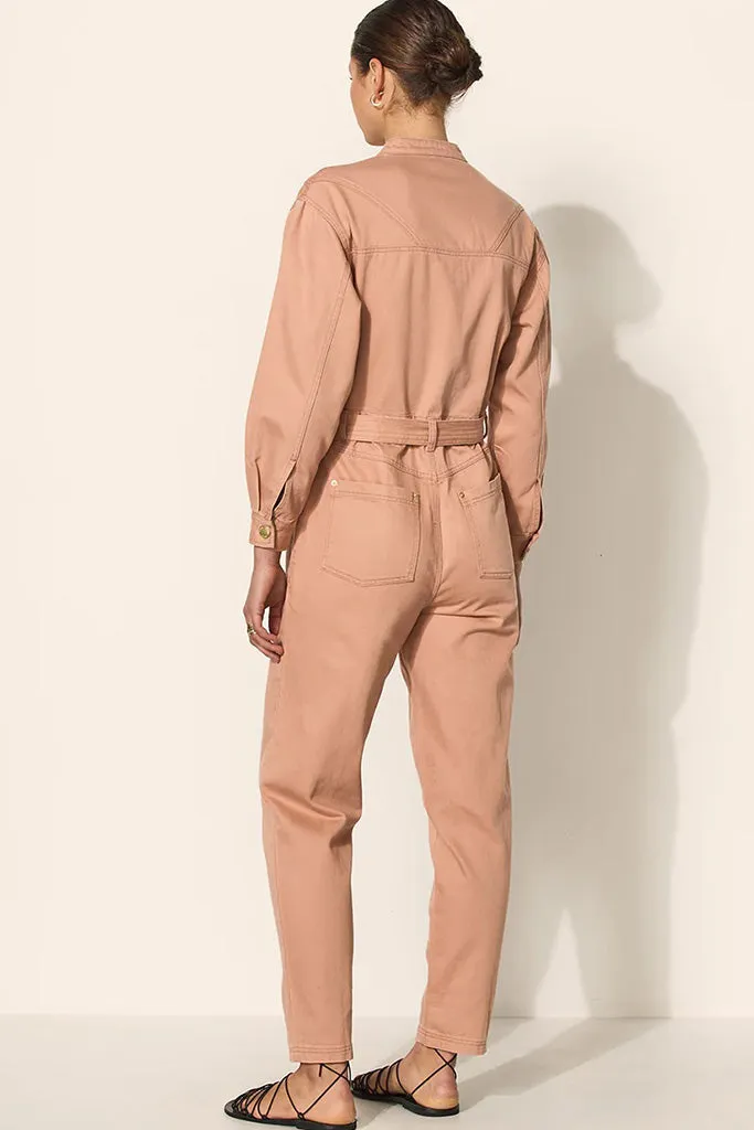 Kivari Italian Clay Jimmy Denim Boiler Suit - FINAL SALE.