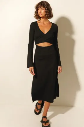 Kivari - Marta Wrap Dress - Black *ON SALE