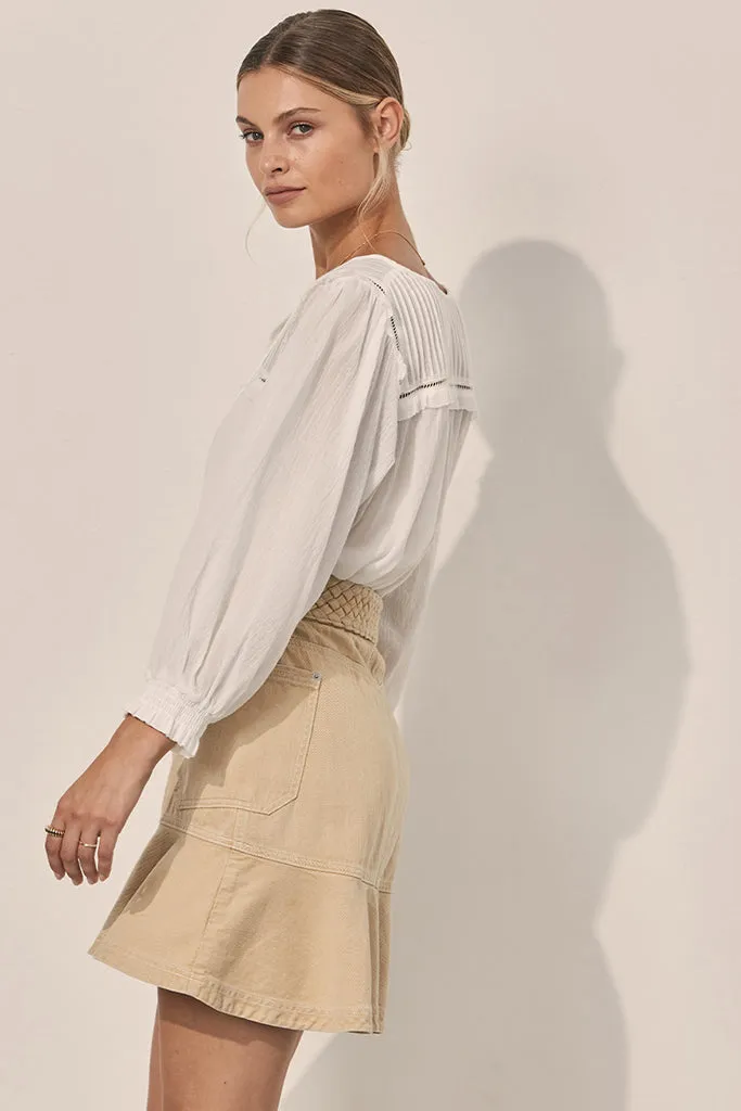 Kivari Theo Bone Mini Skirt - Braided Waist - FINAL SALE - Result