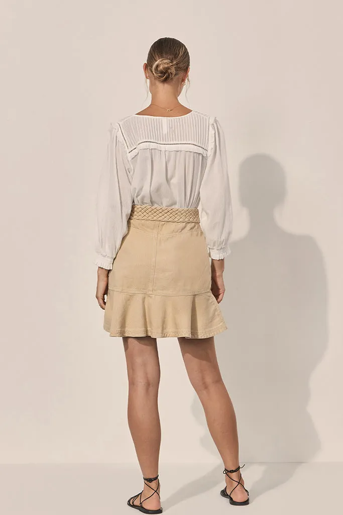 Kivari Theo Bone Mini Skirt - Braided Waist - FINAL SALE - Result