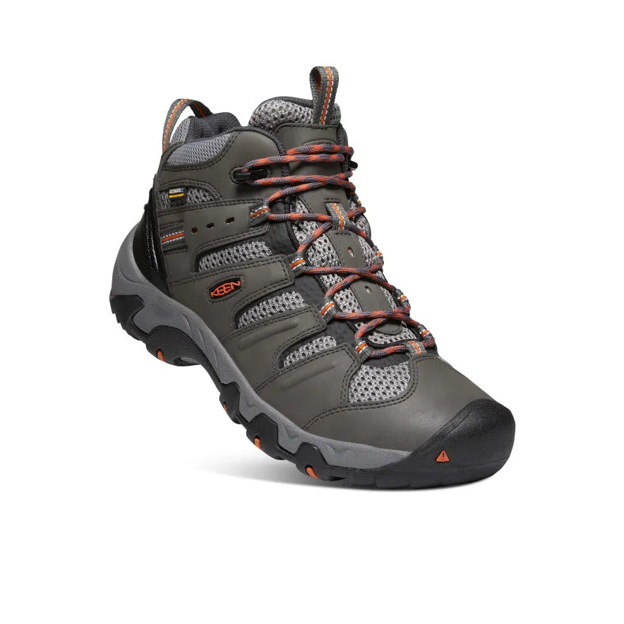 Koven Waterproof Hiking Boot for Men in Magnet/Fired Brick