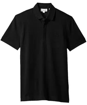 Lacoste Men’s Short Sleeve Paris Polo Shirt – Black