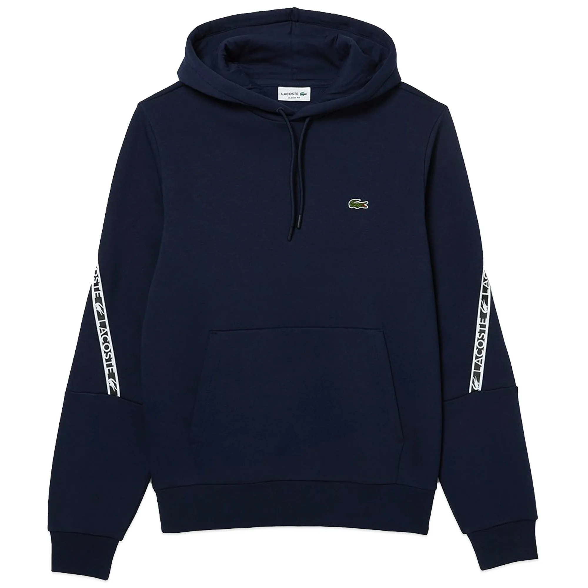 Lacoste Navy Tape Sleeve Overhead Hood SH2485