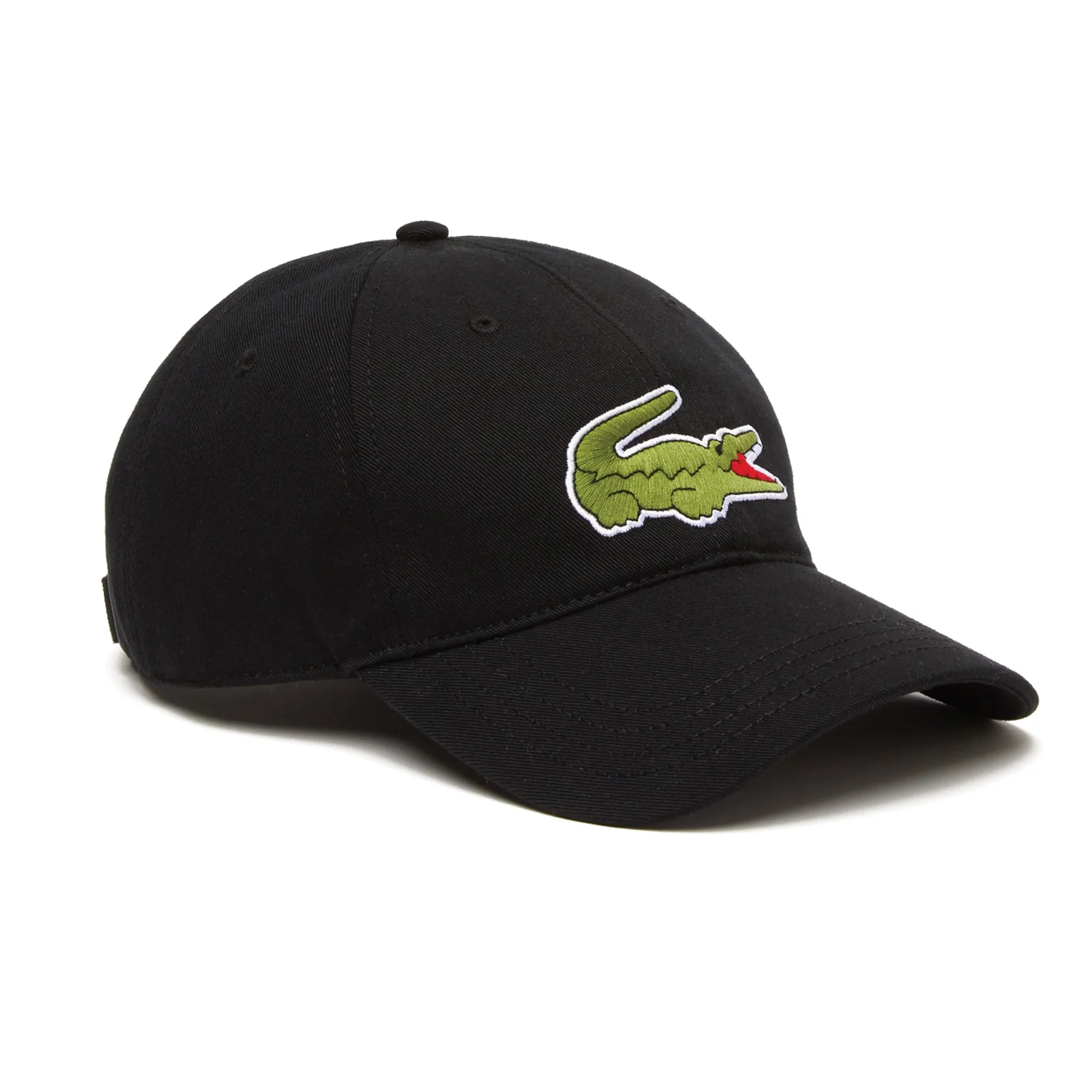 Lacoste RK9871 Black Cap with Large Crocodile