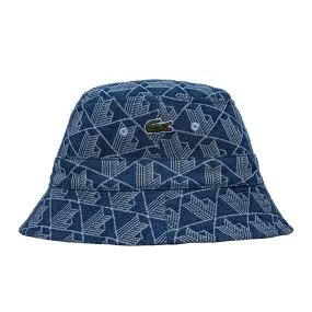 Lacoste Signature Monogram Bucket Hat