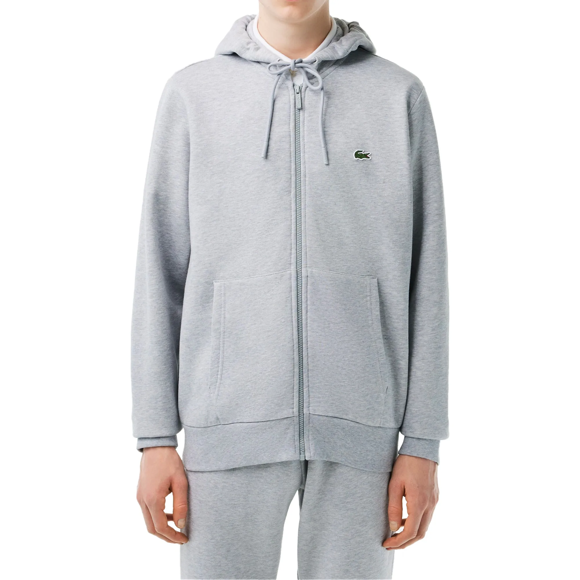 Lacoste Silver Full Zip Hood SH9626