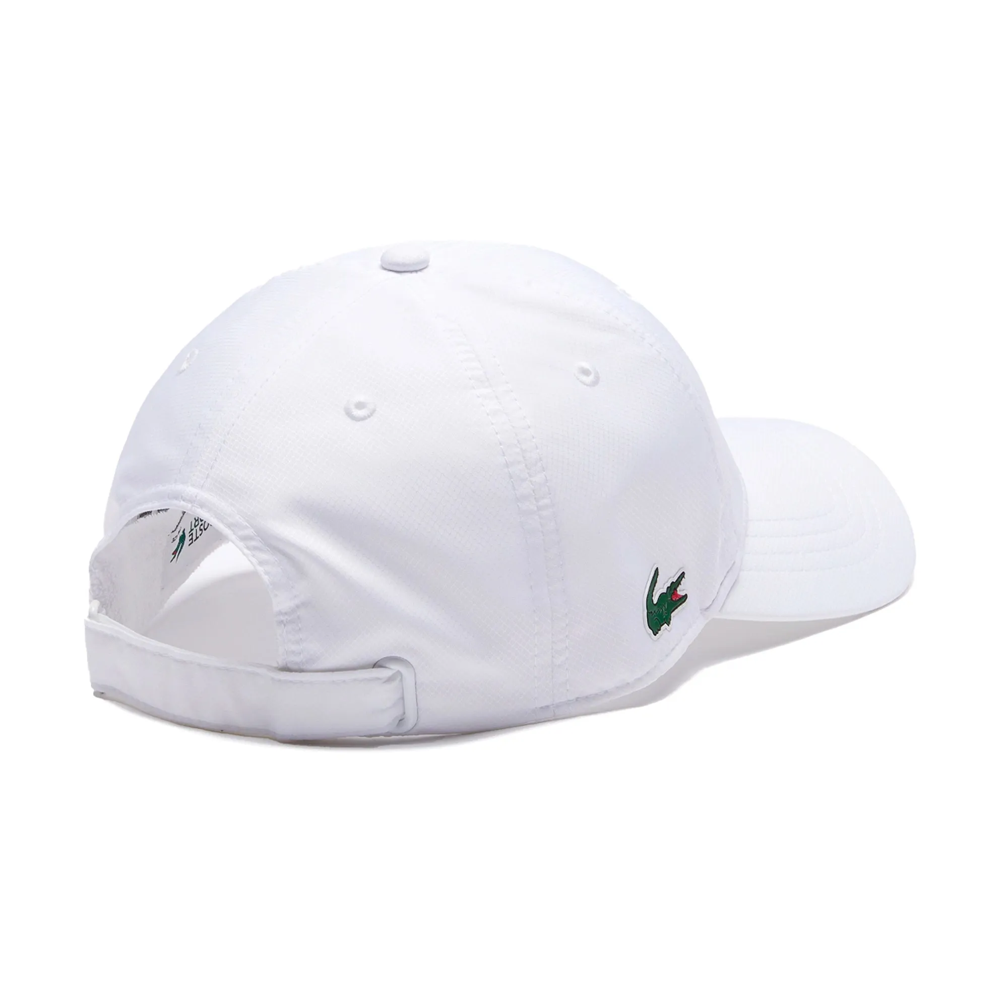 Lacoste White Lightweight Cap - RK2662 Sport Collection - Shop Now.