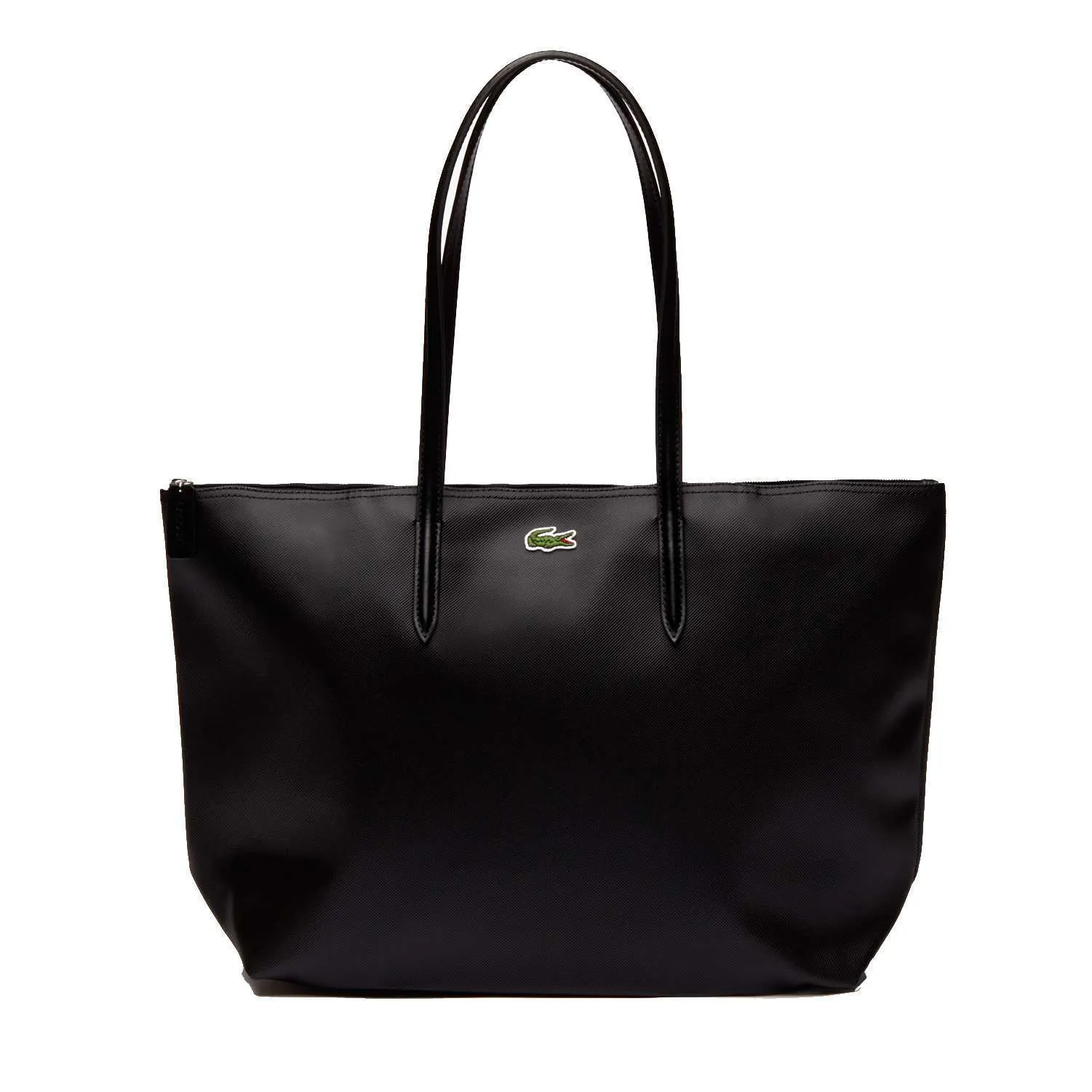 Lacoste Women’s L.12.12 Concept Zip Tote Bag (Black)