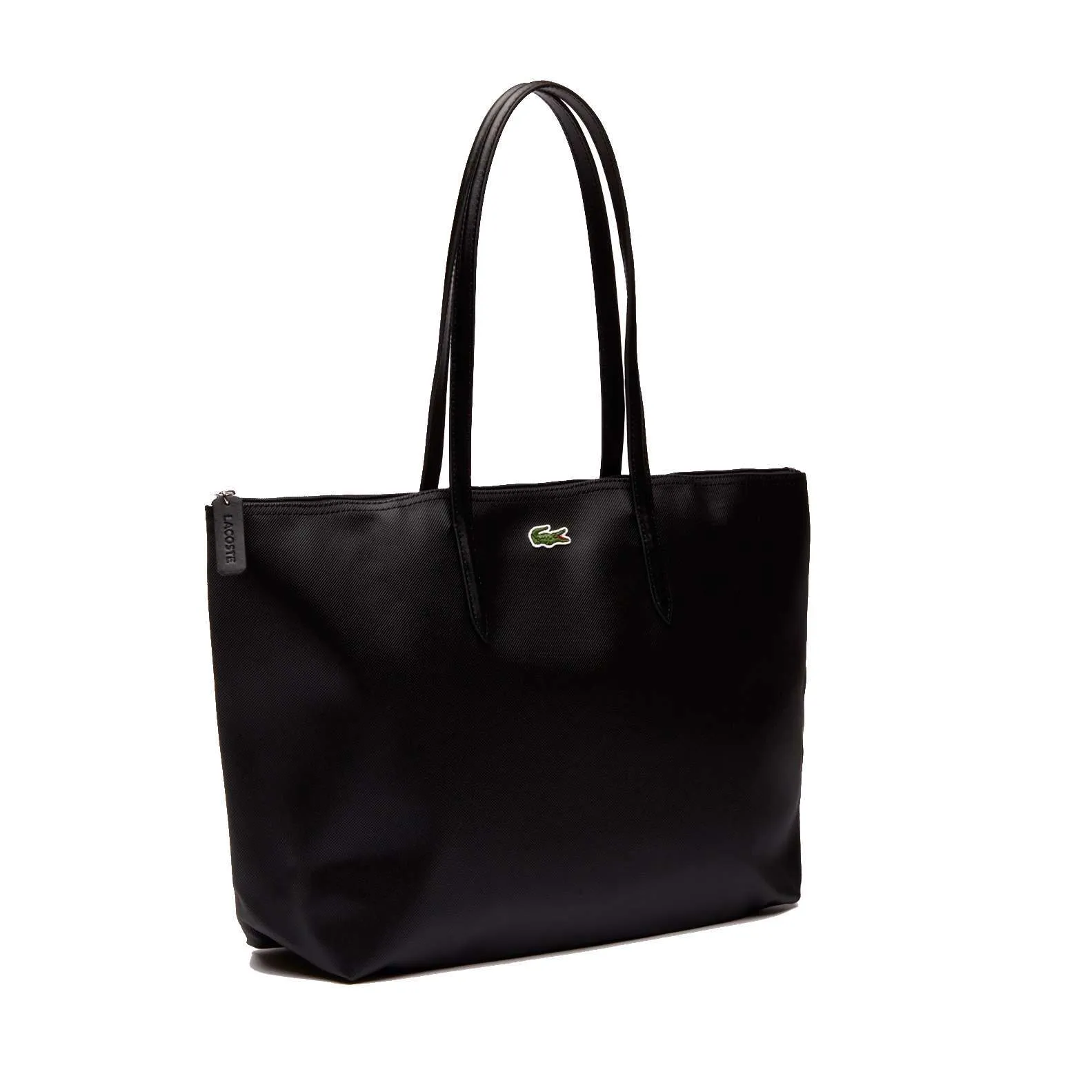 Lacoste Women’s L.12.12 Concept Zip Tote Bag (Black)