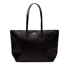 Lacoste Women’s L.12.12 Concept Zip Tote Bag (Black)