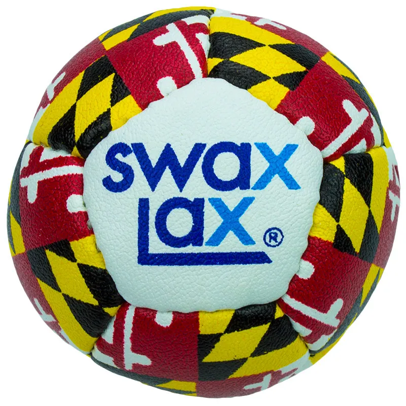 Lacrosse Training Ball with Maryland Flag Design