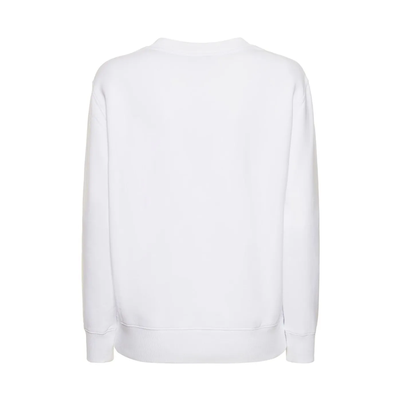 LANVIN | Ribbed Street Style Cotton Logo Long Sleeve - Plain