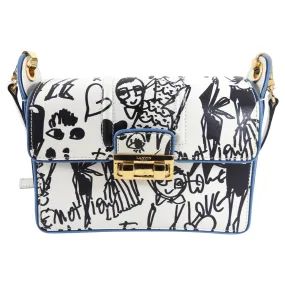 Lanvin Black White Graffiti Print Jiiji Bag