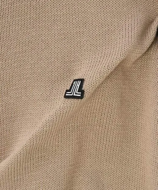 LANVIN en Bleu unisex street style long sleeves plain logo sweaters.