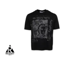 Lanvin Future Print Tee Black