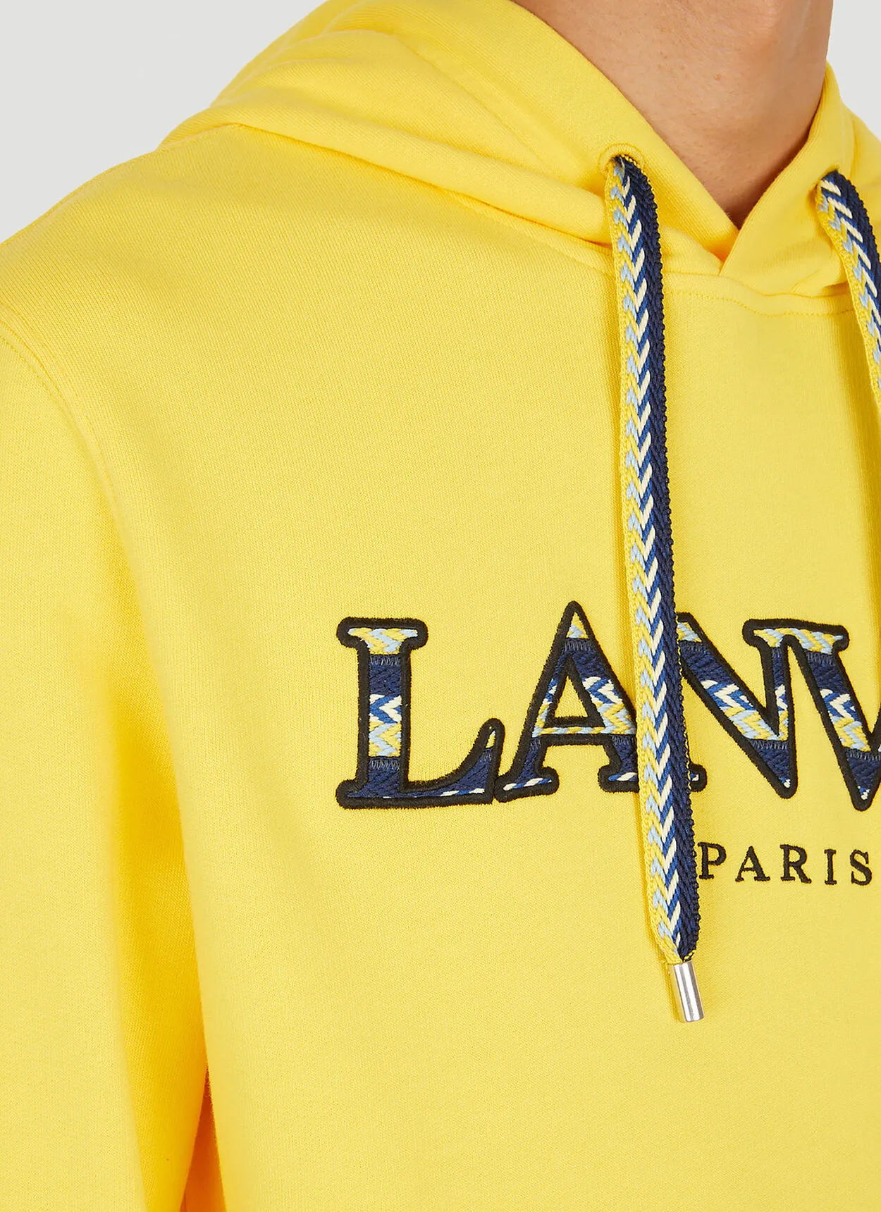 LANVIN Long Sleeve Cotton Logo Hoodies Collaboration Pullovers