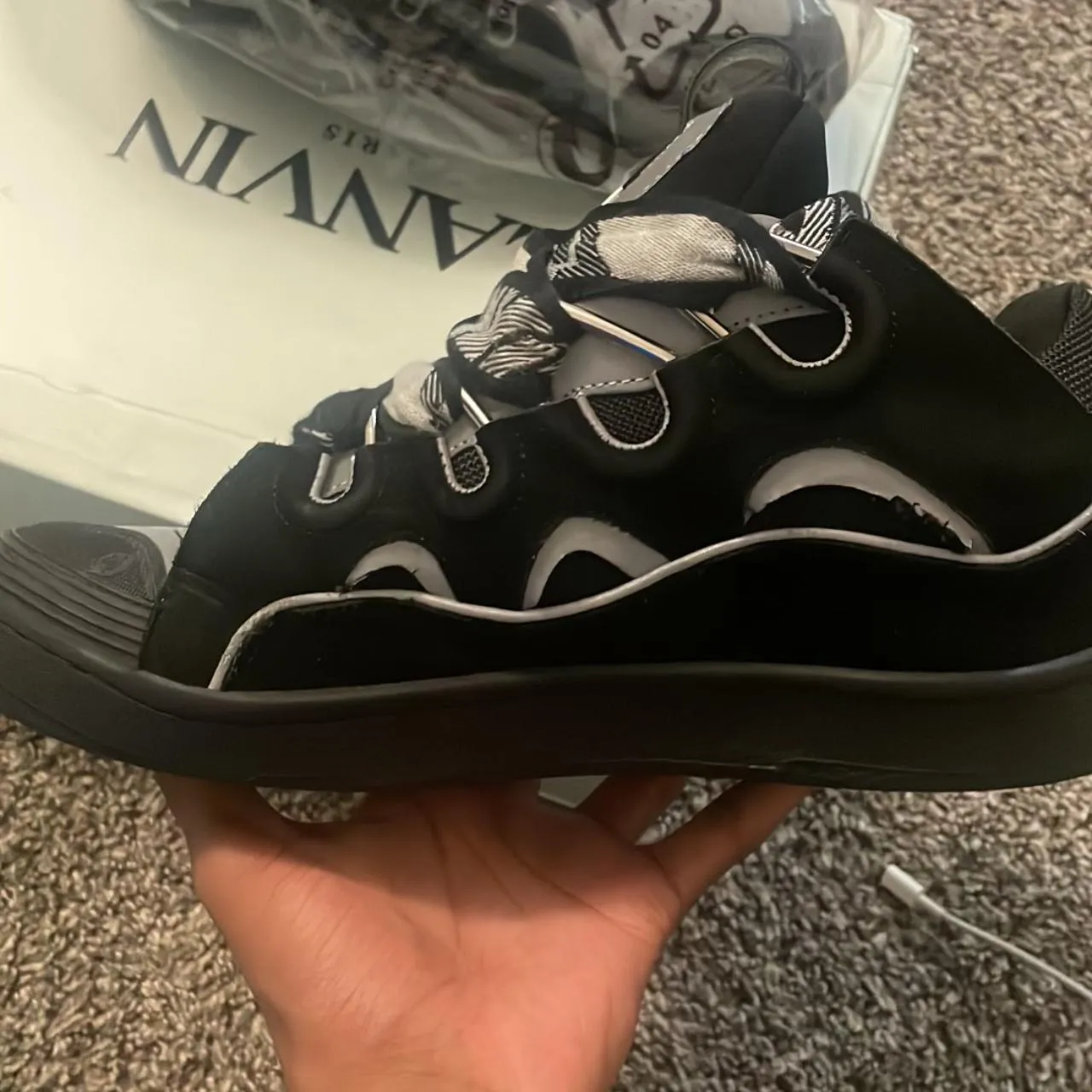 Lanvin Men's Black Trainers