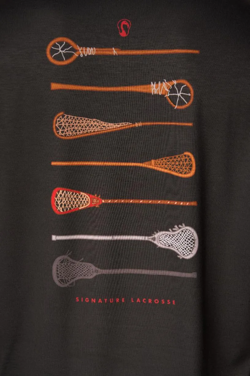 Lax History T-Shirt Gray