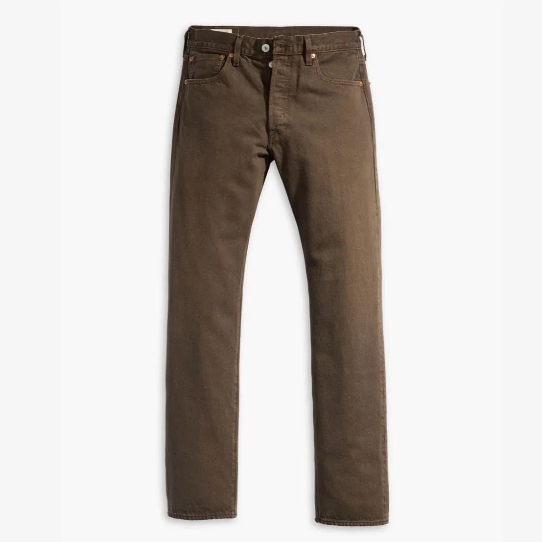 Levi's 501 brown denim jeans