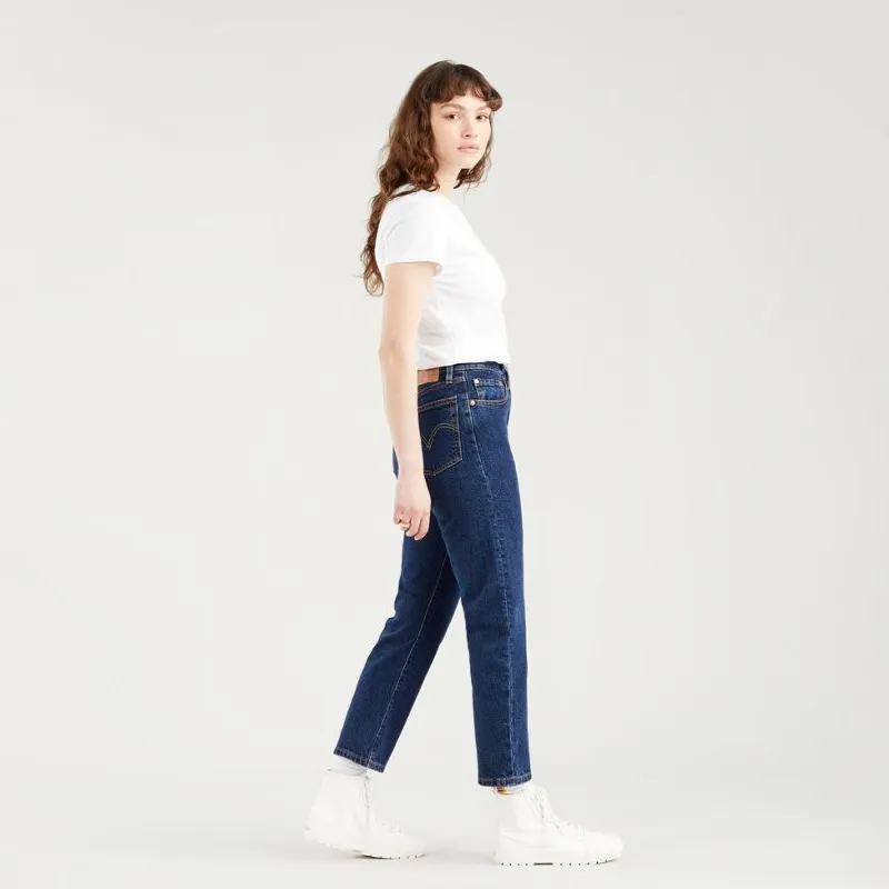 Levi's 501 Cropped - Salsa Stonewash Blue Jeans