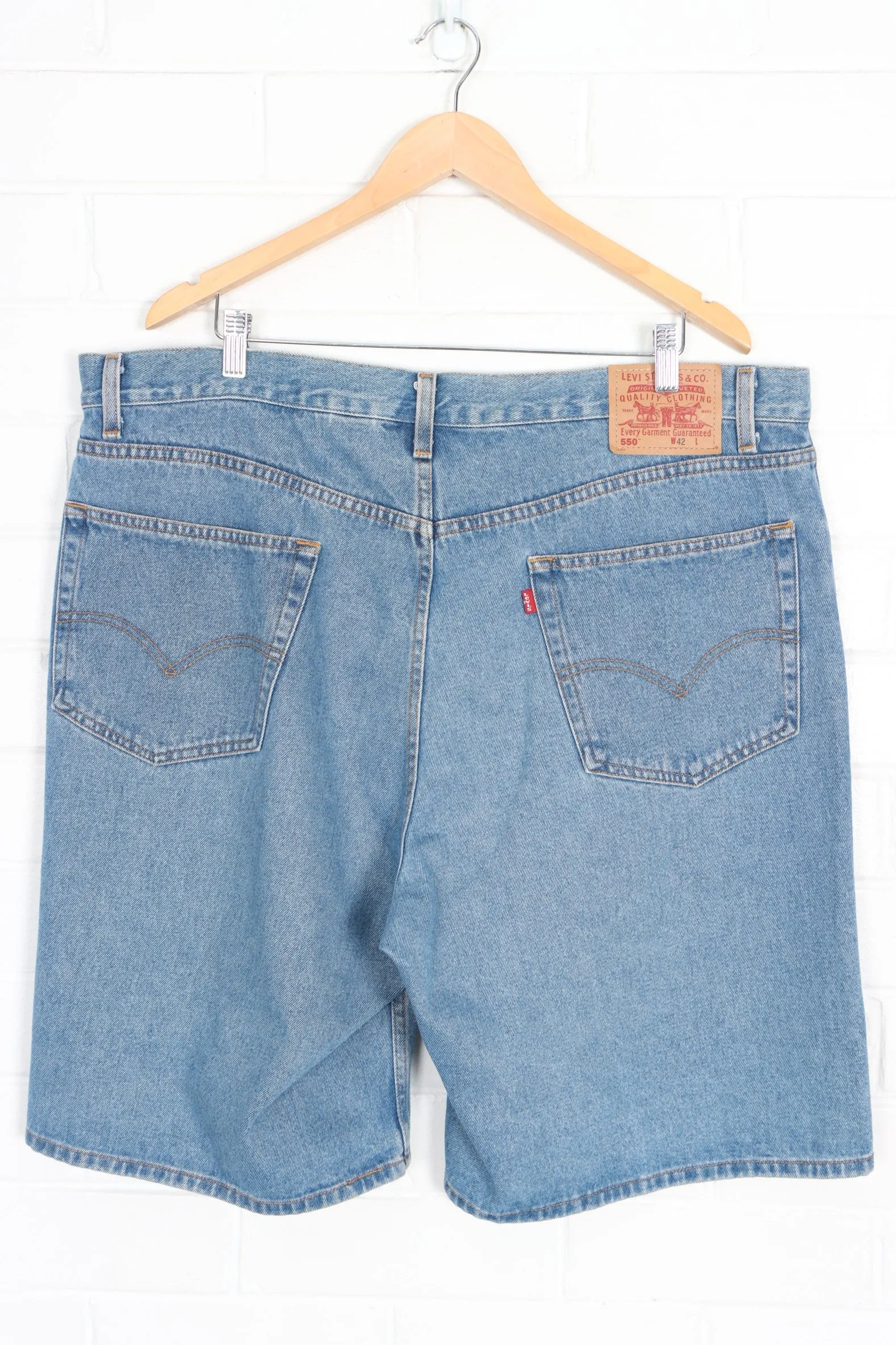 Levi's 550 Relaxed Fit Denim Jorts Shorts 42