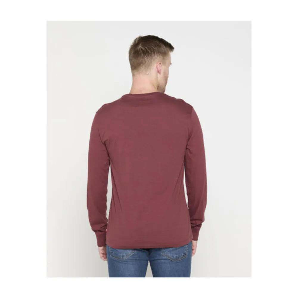 Levi's A9118-0004 LS Graphic Tee Maroon