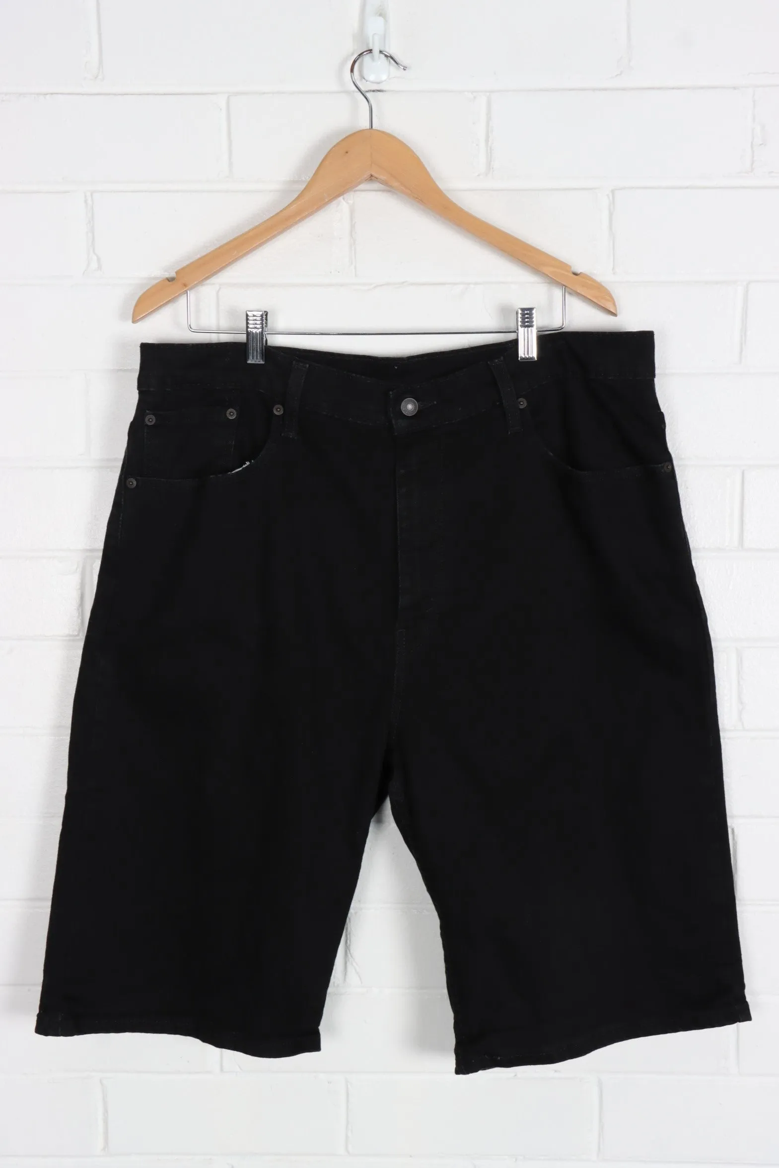 Levi's Black 569 Shorts, Size 38