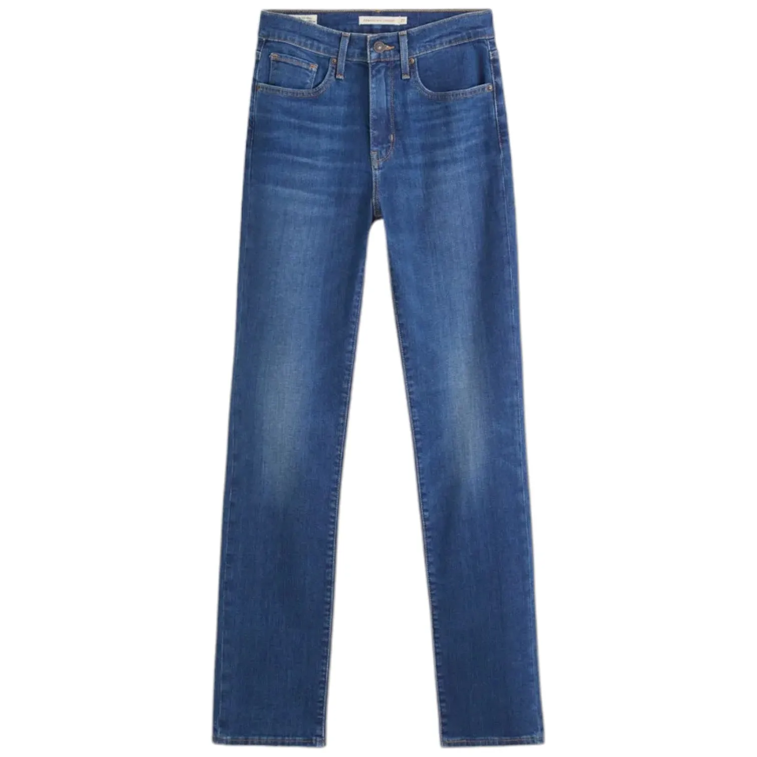 Levi`s High-Rise Straight Jeans - Nonstop Blue