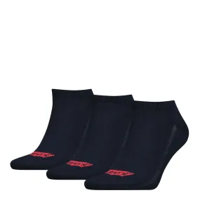 Levis Low Cut Batwing Logo 3 Pack Socks - Navy: Shop Now!