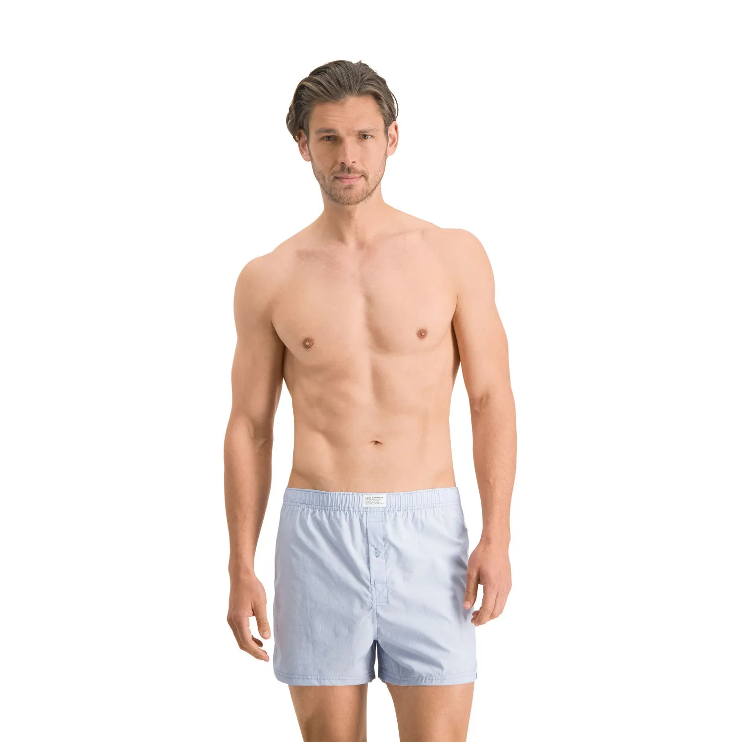 Levis Men's Blue Woven Boxer 2 Pack