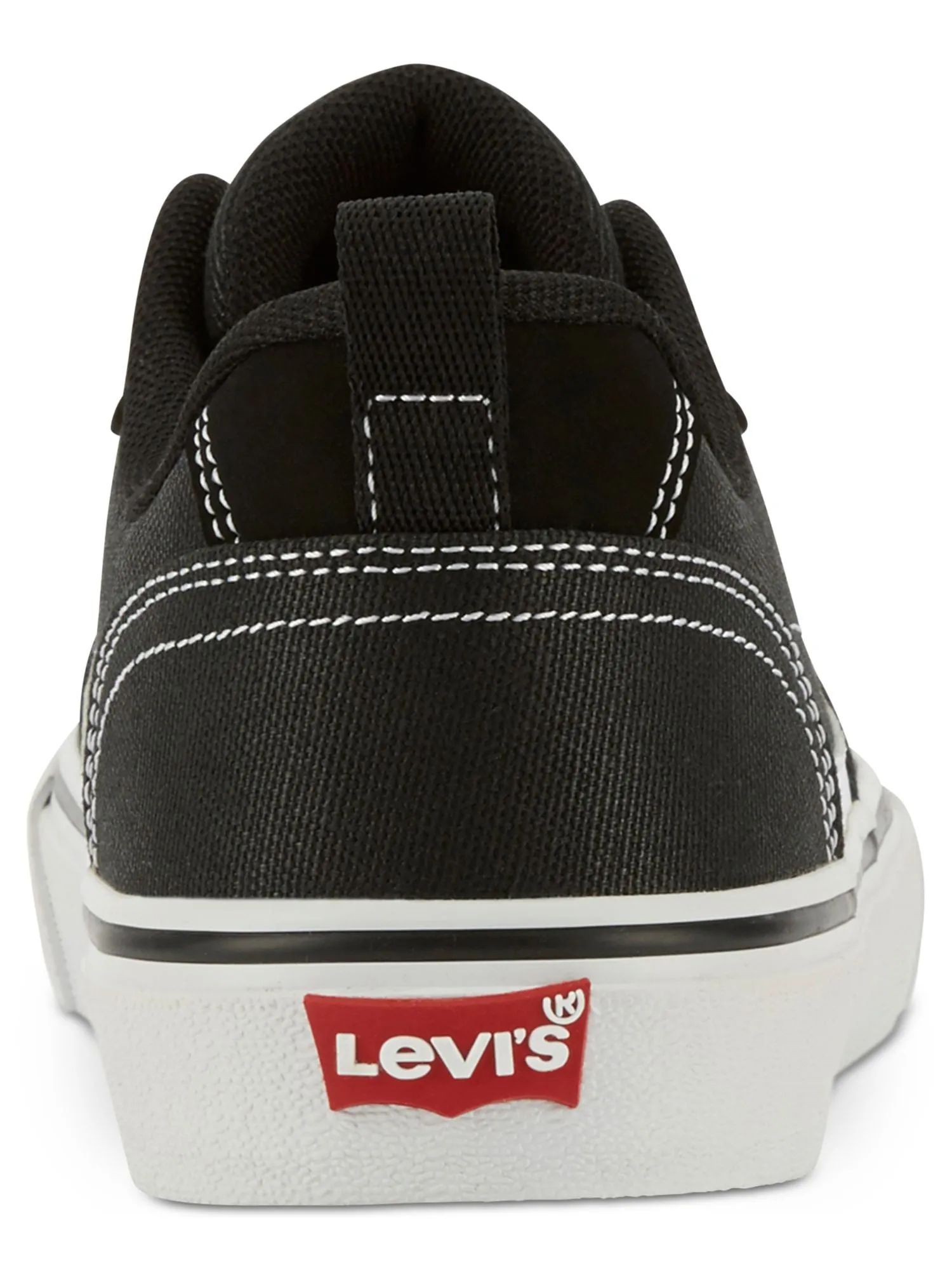 LEVIS Women's Black Color Block Sporty Skate Naya Round Toe Sneakers - Lace-Up Shoes