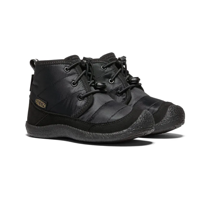 Little Kids' Howser II Waterproof Chukka - Black/Black | Waterproof Chukka Boots for Little Kids