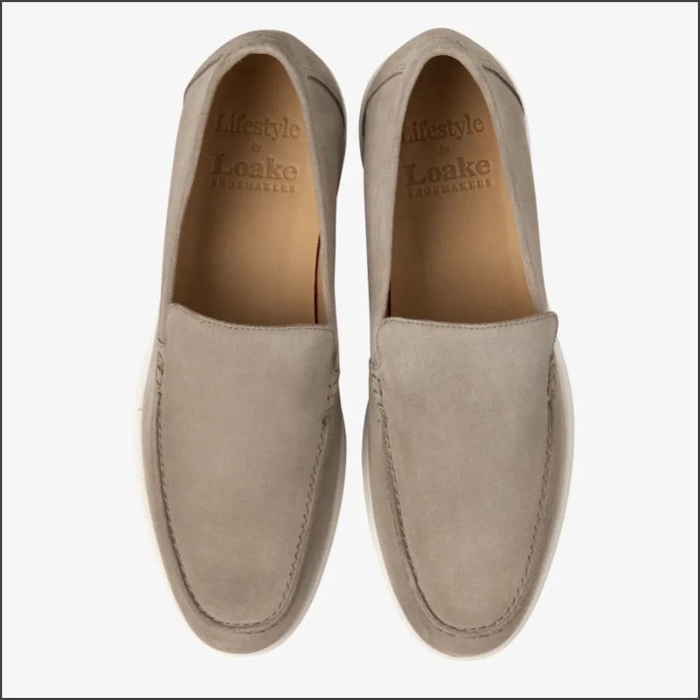 Loake Tuscany Stone Suede Loafer*