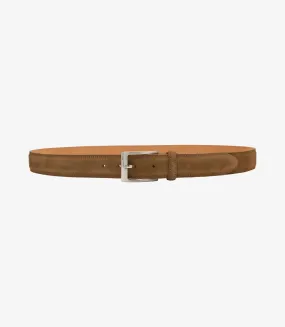 Loake William Leather Belt - Tan Suede