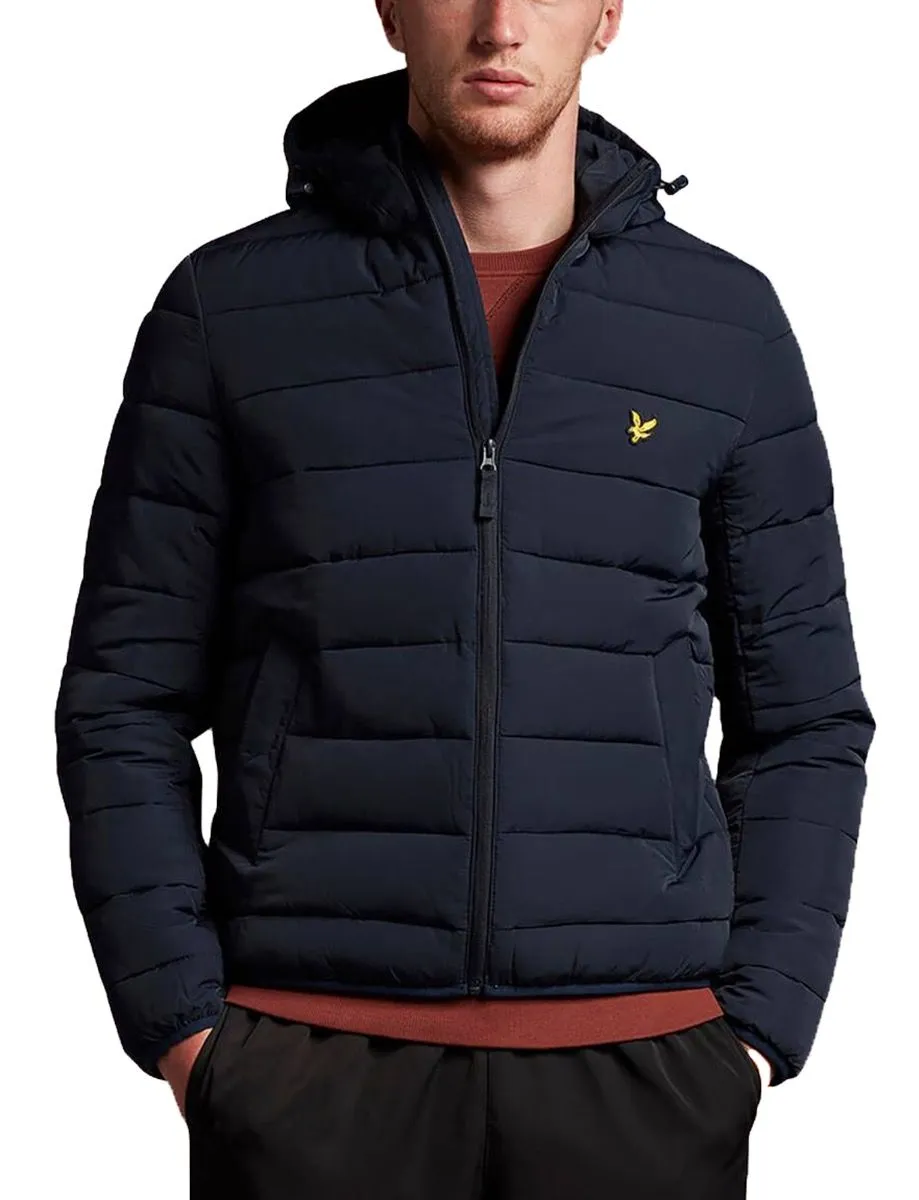 Lyle & Scott Hooded Puffer Jacket Dark Navy