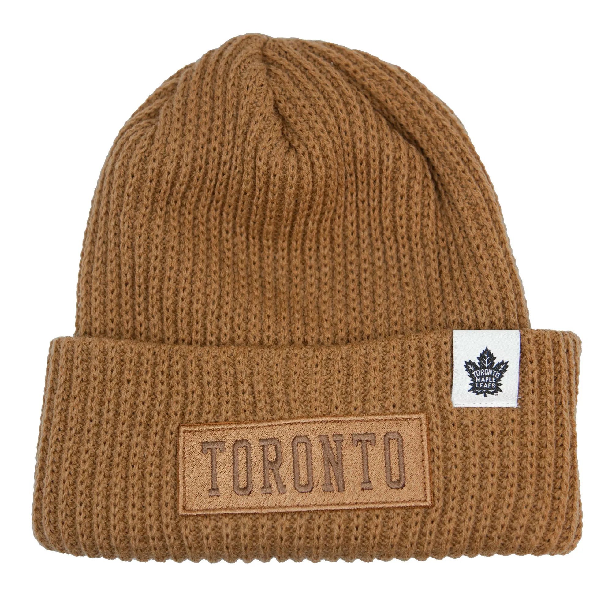 Maple Leafs High Cuff Beanie - BROWN