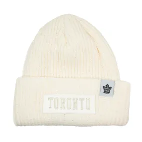 Maple Leafs High Cuff Beanie - WHITE