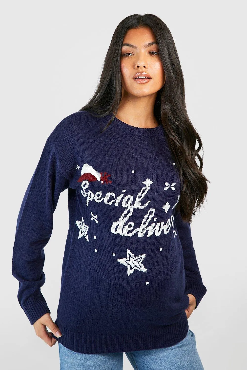 Maternity Special Delivery Christmas Sweater