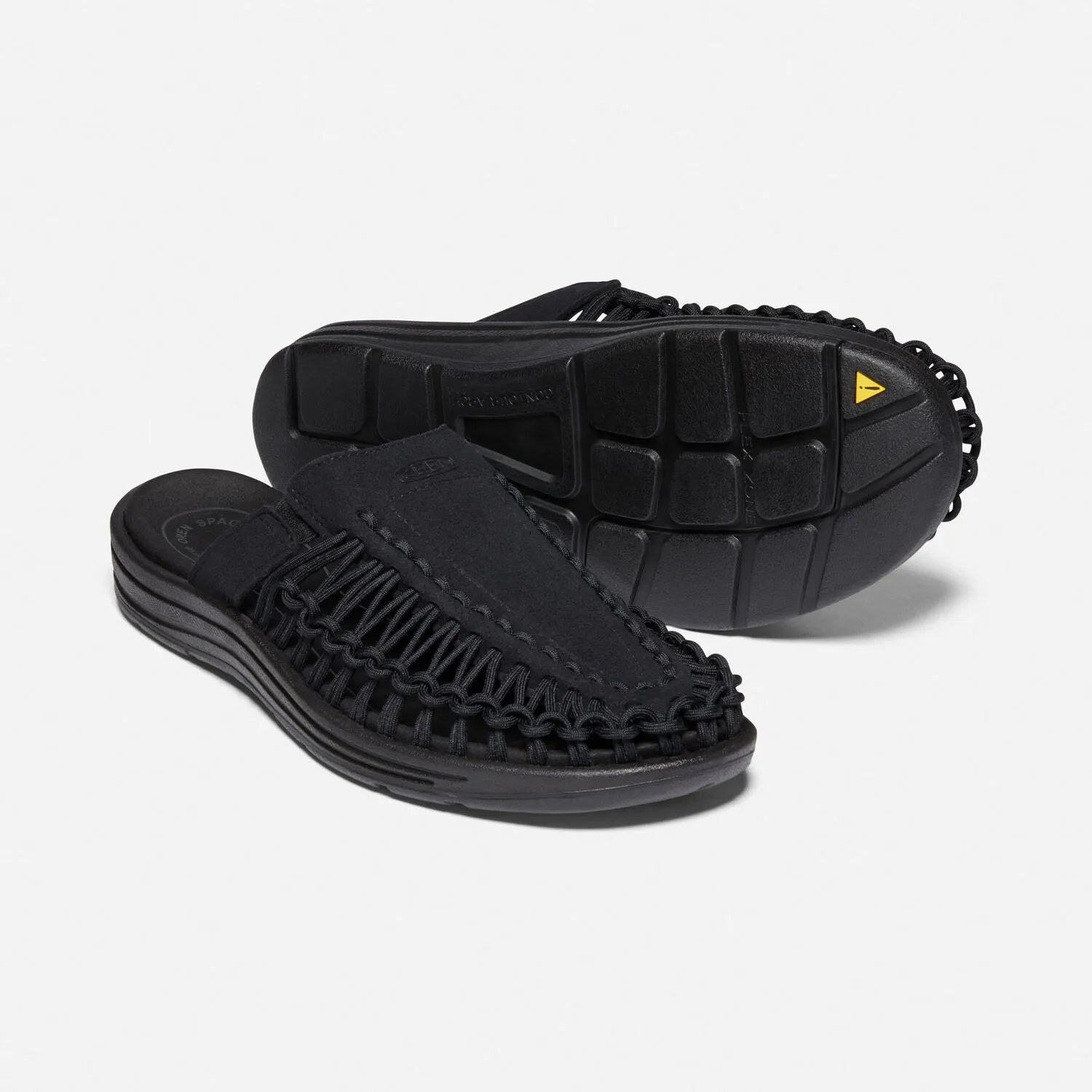 men's black slide