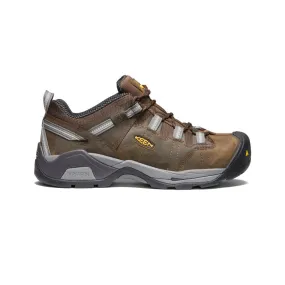 Men's Detroit Steel Toe ESD Shoes - Cascade Brown/Gargoyle