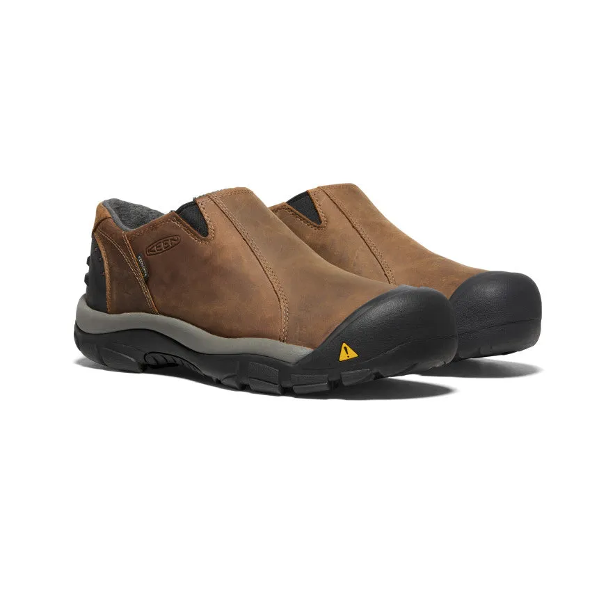 Men's Waterproof Low Sneakers | Slate Black/Madder Brown