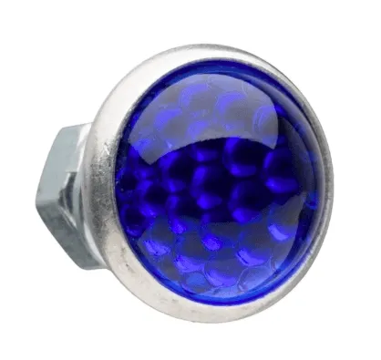 Mini Round Glass Reflector, Various Colors